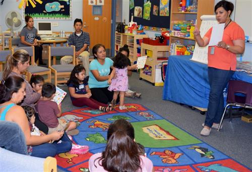 Children in a classroom